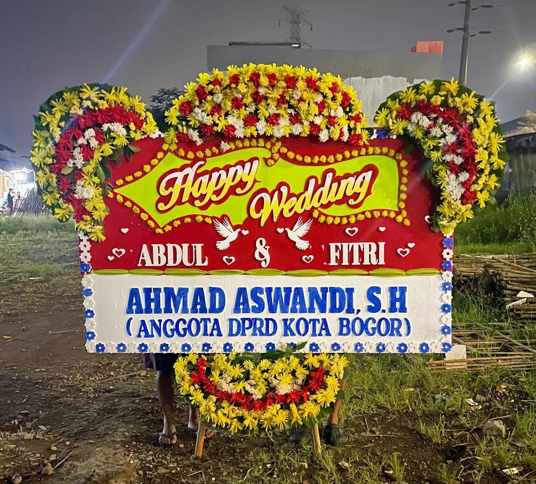 Karangan Bunga 4 Titik