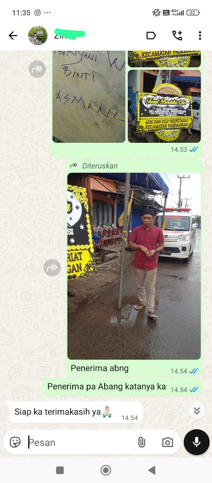 Testimoni WhatsApp 1